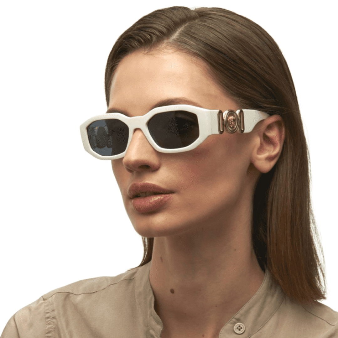 Lentes de sol VE4361 401/87 Medusa Biggie Square Blanco - 2
