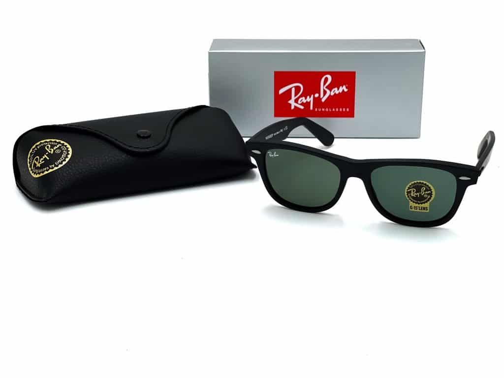 Lentes de sol Rb2140 901 Wayfarer Negro G-15 Clásico - Vista 2