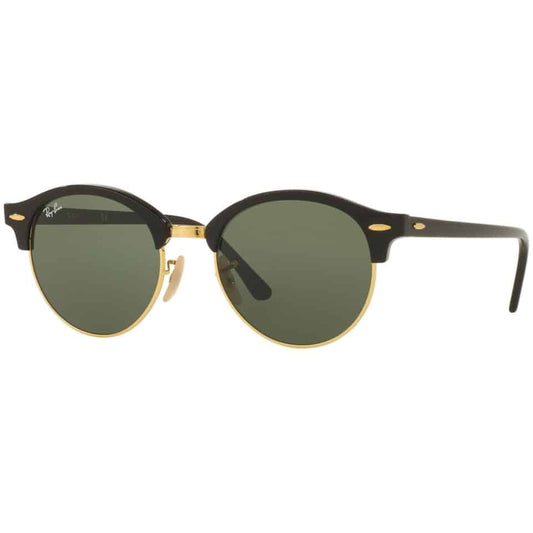 Lentes de sol RB4246 901 Clubround Negro G-15 Dorado Clásico