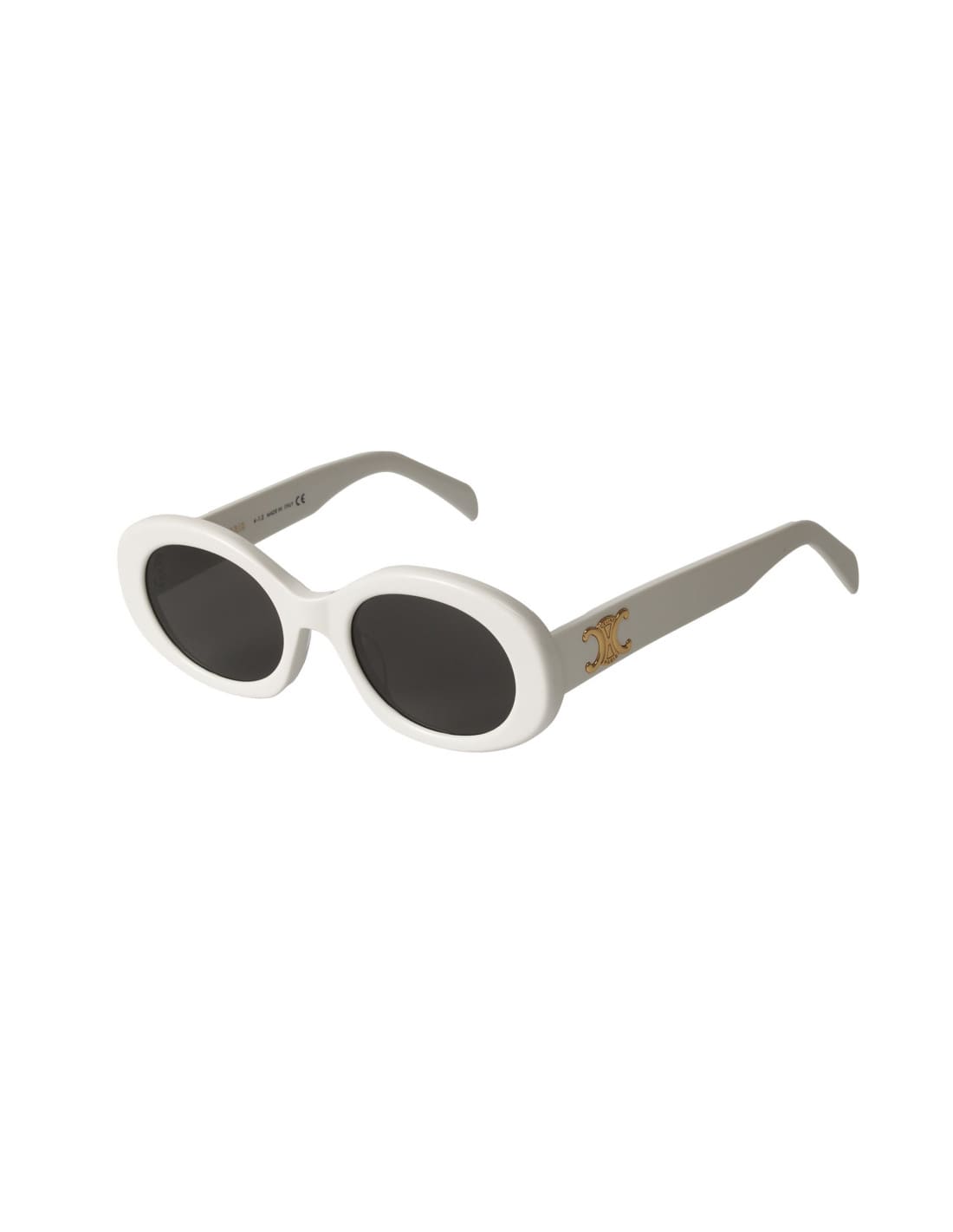 Lentes de sol CL40194U 25A Oval Shape Blanco Dorado