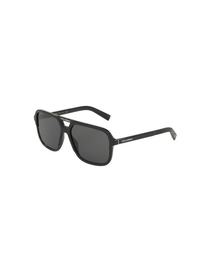Lentes de sol DG4354 501/87 Aviator Square Negro Gris