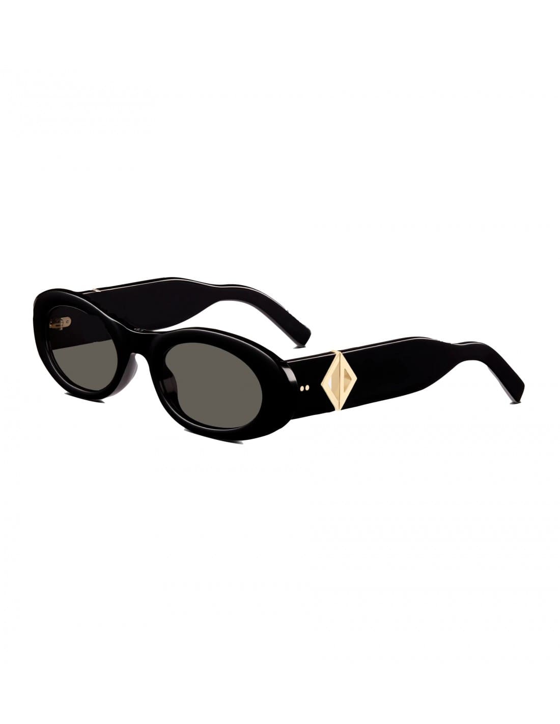 Lentes de sol DIAMOND R1I 10A0 Oval Shape Negro