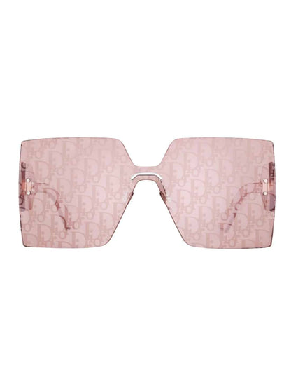 Lentes de sol DiorClub M5U F0L0 Square Shape Rosa Gris vista 2