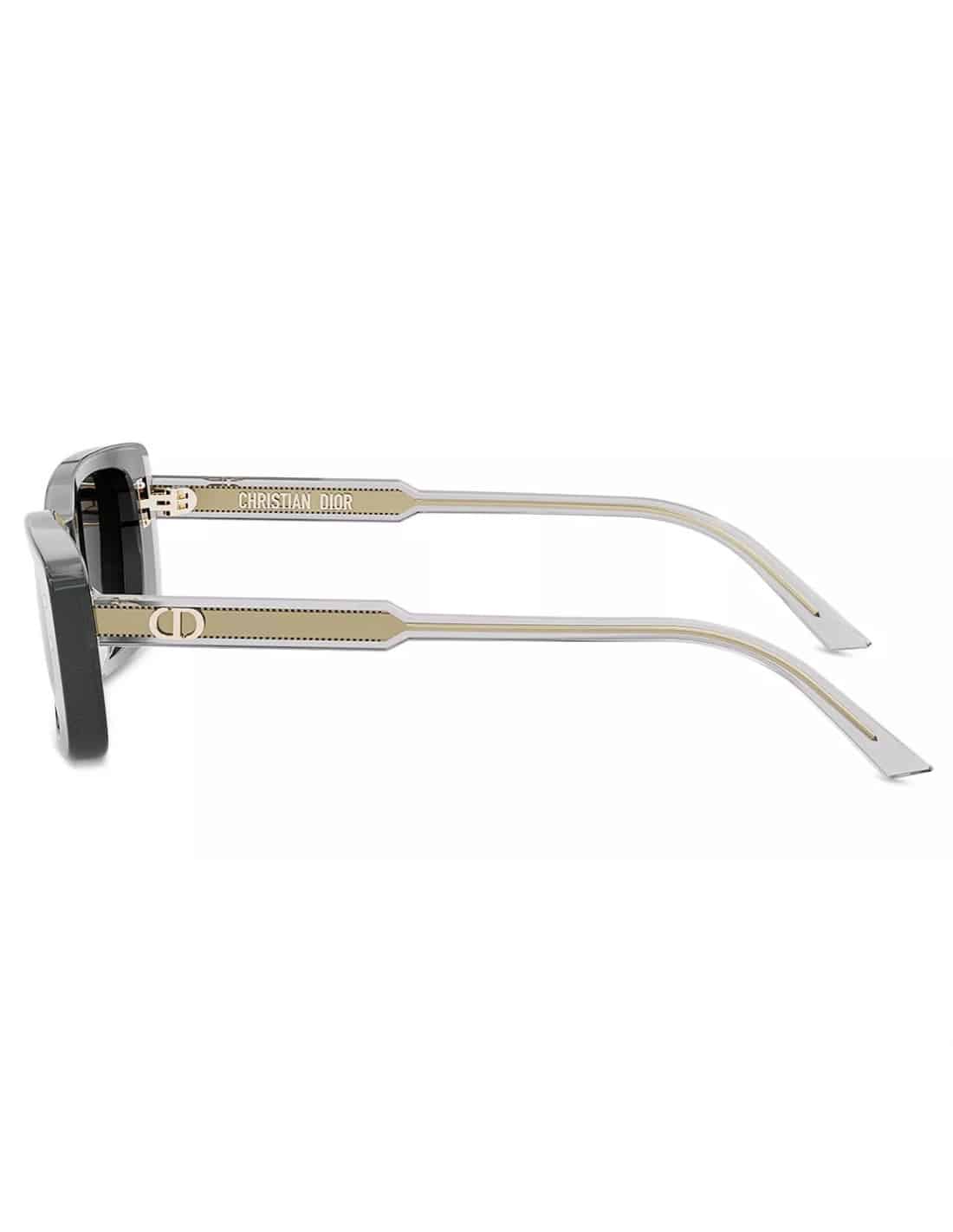Lentes de sol Highlight S2I 45A1 Rectangle Gris Degradado vista 3