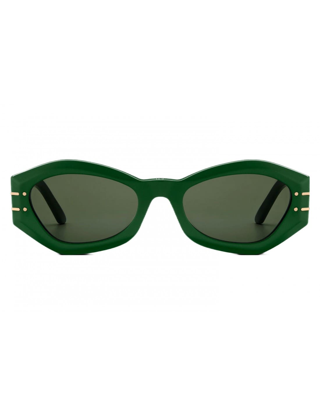 Lentes de sol Signature B1U 55C0 Square Shape Verde - Vista 2