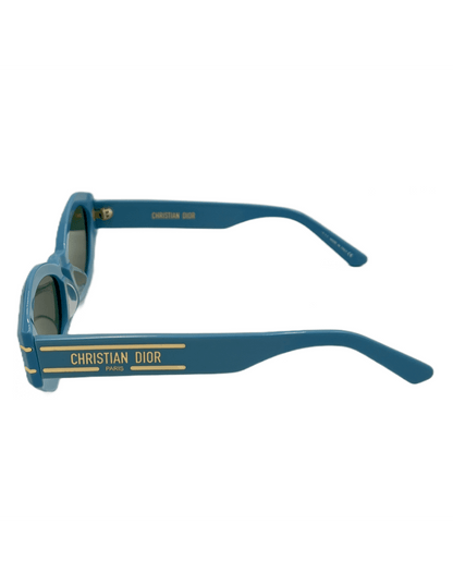 Lentes de sol DiorSignature B1U 80C0 Square Shape Azul Dorado vista 3