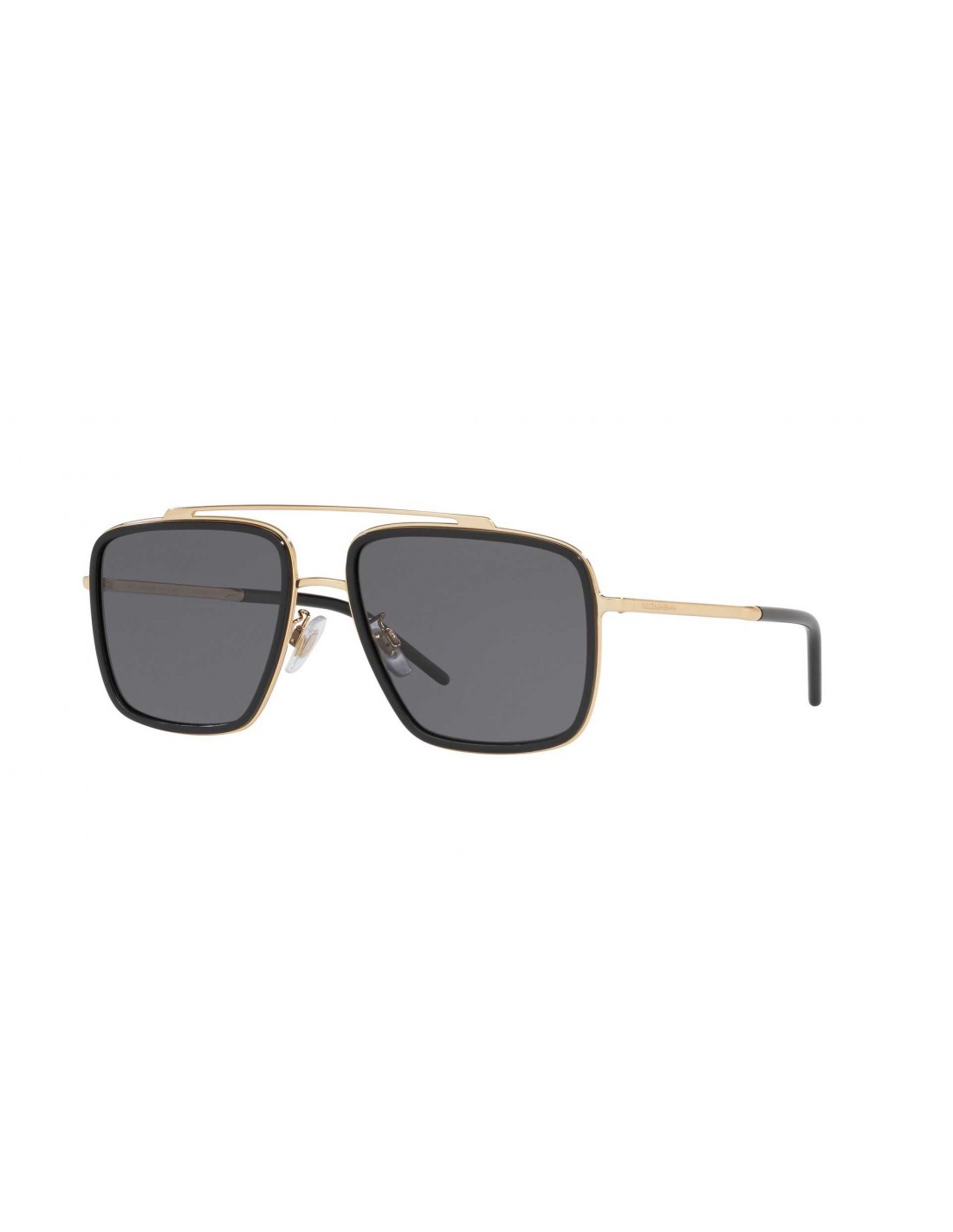 Lentes de sol DG2220 02/81 Square Shape Negro Dorado