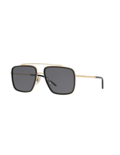 Lentes de sol DG2220 02/81 Square Shape Negro Dorado