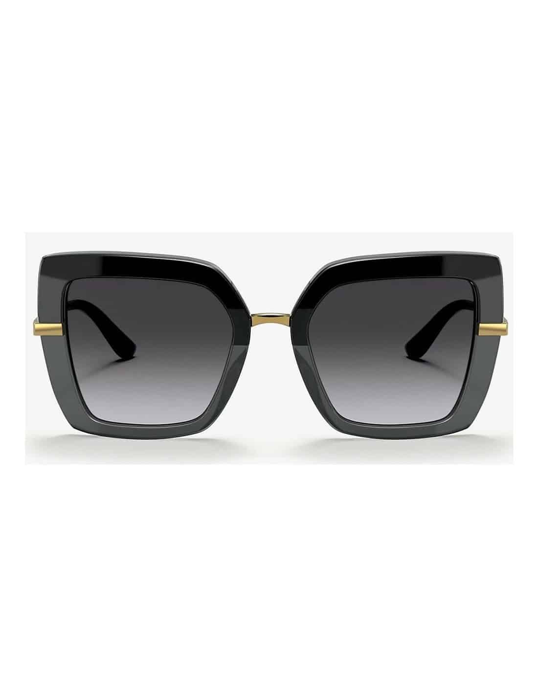 Lentes de sol DG4373 3246/8G Square Shape Negro Dorado