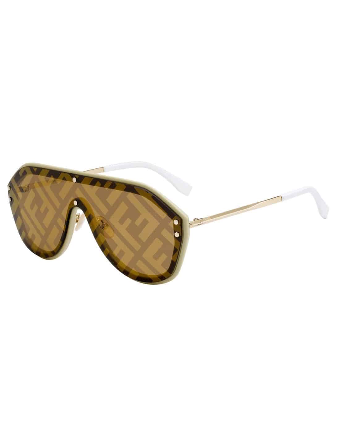 Lentes de sol FF M0039/G/S 10A/7Y New Aviator Beige Gold