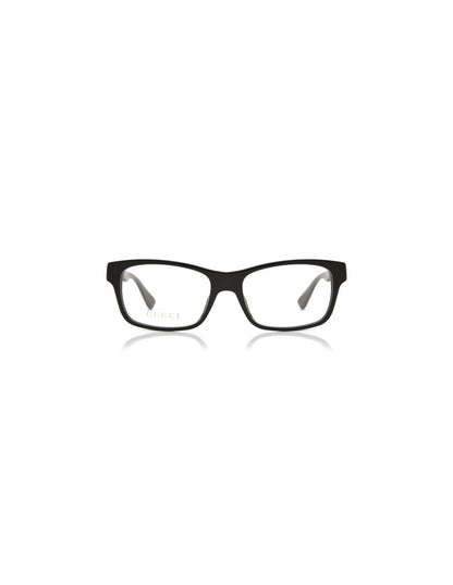 Lentes oftálmicos GG0006O 001 Square Shape Negro Brillante