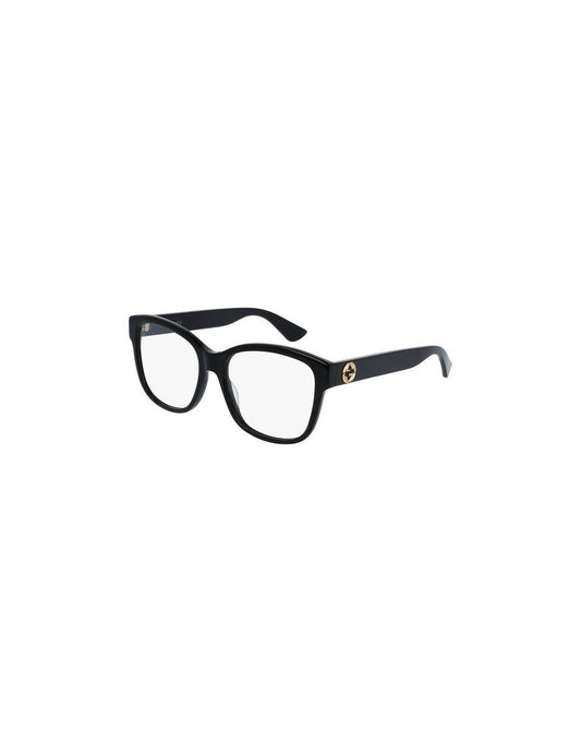 Lentes oftálmicos GG0038O 001 Square Negro Dorado