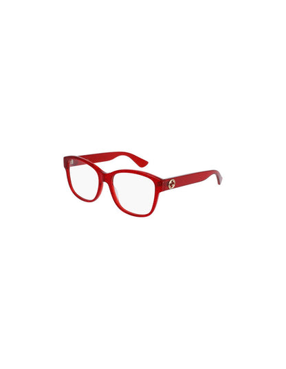 Lentes oftálmicos GG0038O 004 Square Terracota Rojo
