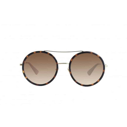 Lentes de sol GG0061S 013 Round Double Bridge Cafe Degradado Carey