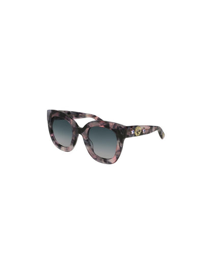 Lentes de sol GG0208S 004 Square Oversized Rosa Azul Degradado
