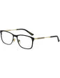 Lentes oftálmicos GG0301O 001 Clubmaster Negro Dorado