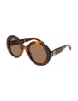 Lentes de sol GG0319S 002 Oval Round Fashion Carey Cafe Transparente