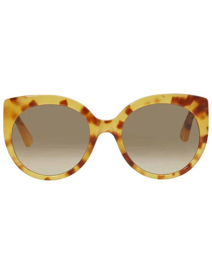 Lentes de sol GG0325S 006 Round Acetato Carey Cafe Degradado