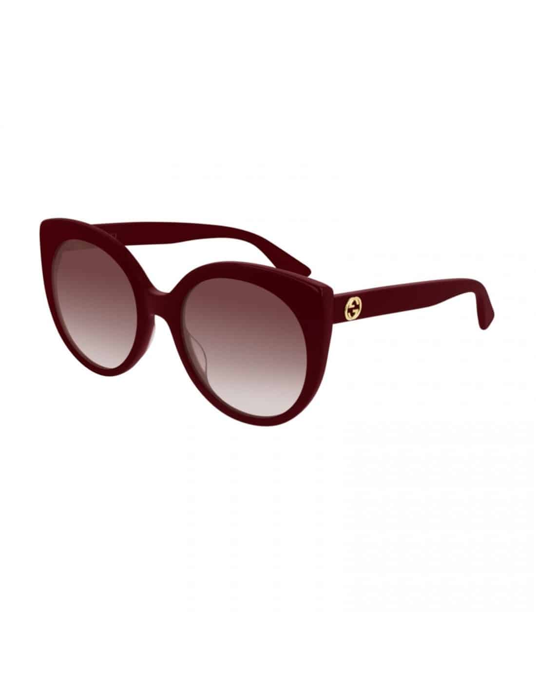 Lentes de sol GG0325S 007 Round Acetato Vino Degradado