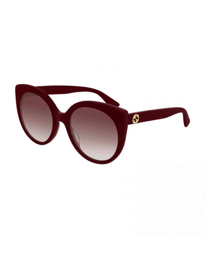 Lentes de sol GG0325S 007 Round Acetato Vino Degradado