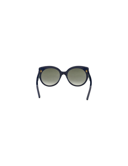 Lentes de sol GG0325S 008 Round Acetato Azul Marino Degradado