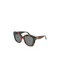 Lentes de sol GG0327S 003 Square Oversized Negro Rojo Azul