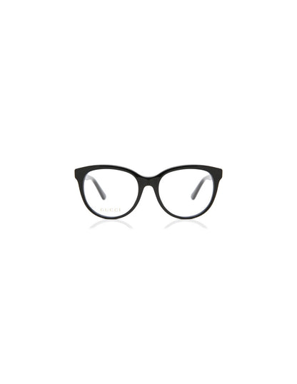 Lentes oftálmicos GG0329O 001 Round Negro Dorado