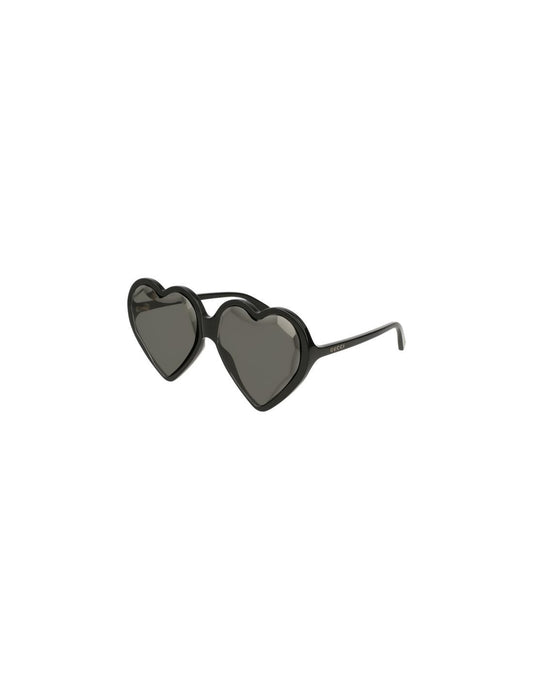 Lentes de sol GG0360SA 001 Heart Fashion Inspired Negro Gris
