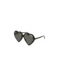 Lentes de sol GG0360SA 001 Heart Fashion Inspired Negro Gris