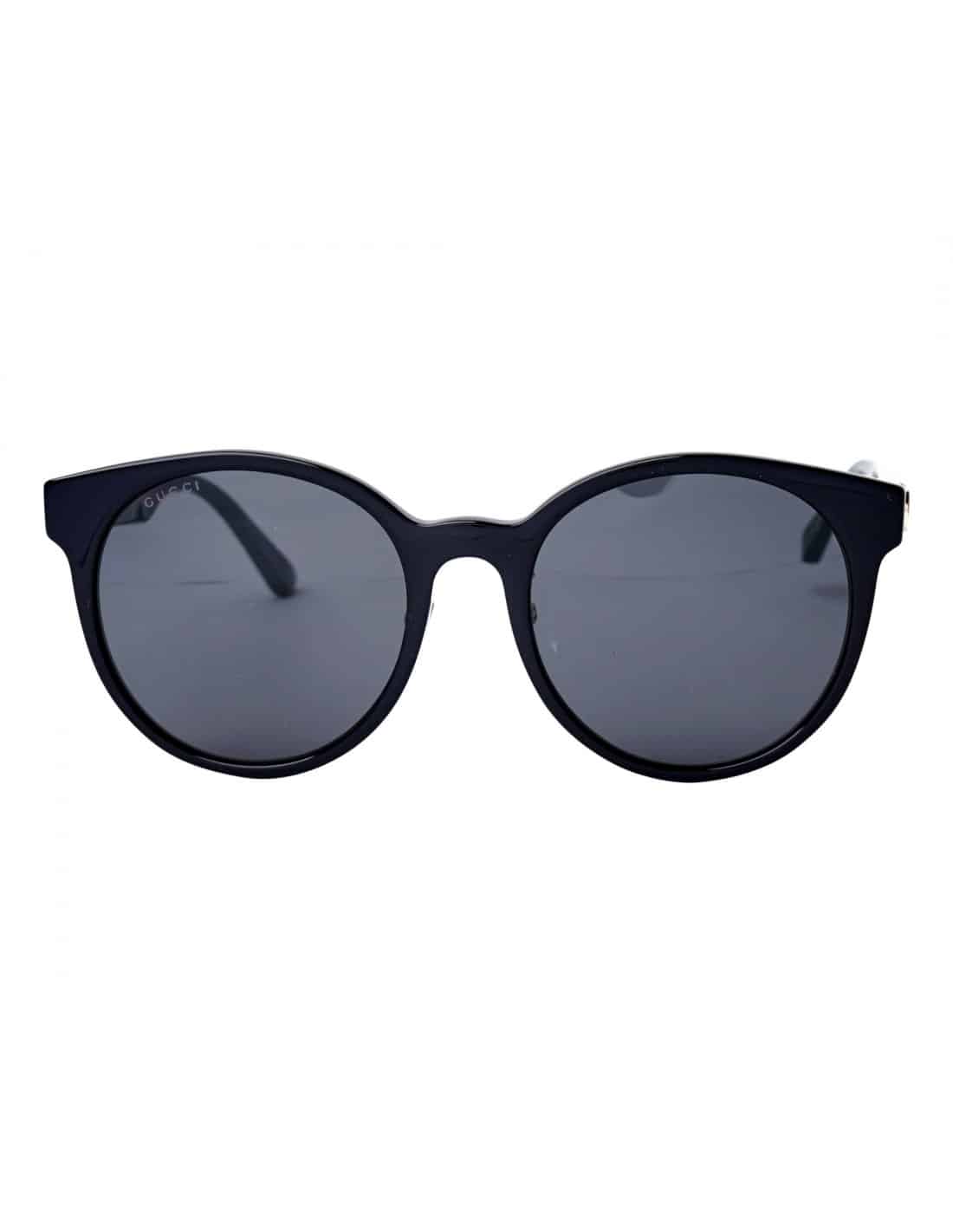 Lentes de sol GG0416SK 002 Round Acetato Negro Azul