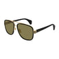 Lentes de sol GG0448S 002 Aviator Negro Cafe Ambar Acetato