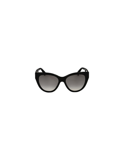 Lentes de sol GG0460S 001 Eye Cat Acetato Negro Gris Degradado