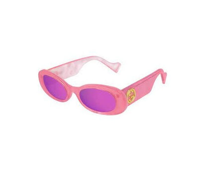 Lentes de sol GG0517S 003 Oval Shape Rosa Fucsia Espejo
