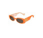 Lentes de sol GG0517S 005 Oval Shape Naranja Negro Transparente