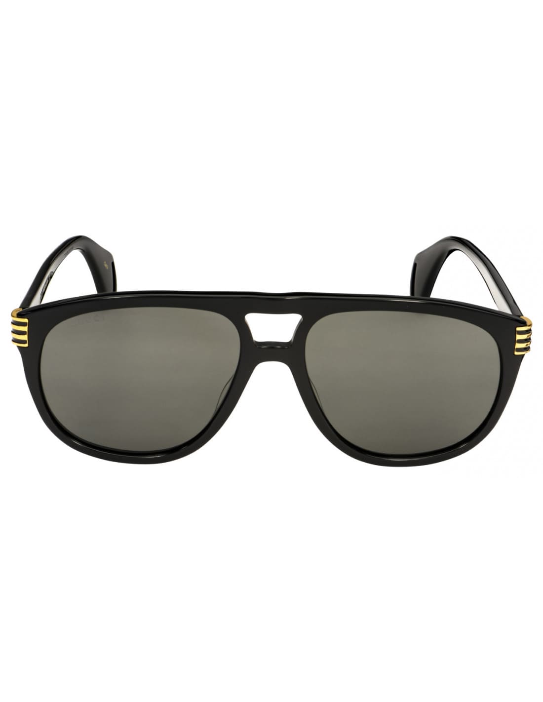 Lentes de sol GG0525S 001 Aviador Acetato Negro Dorado