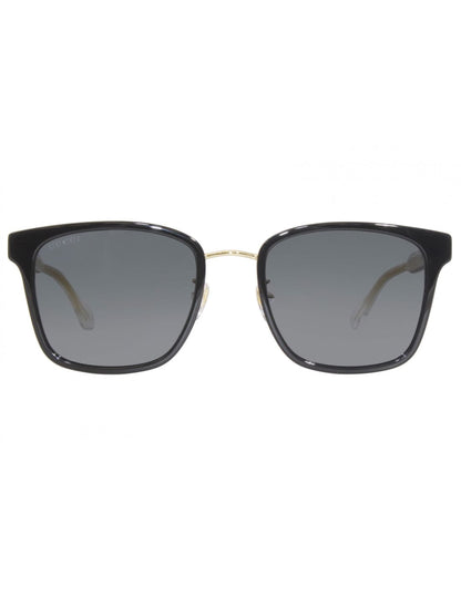 Lentes de sol GG0563SKN 001 New Square Shape Negro Dorado