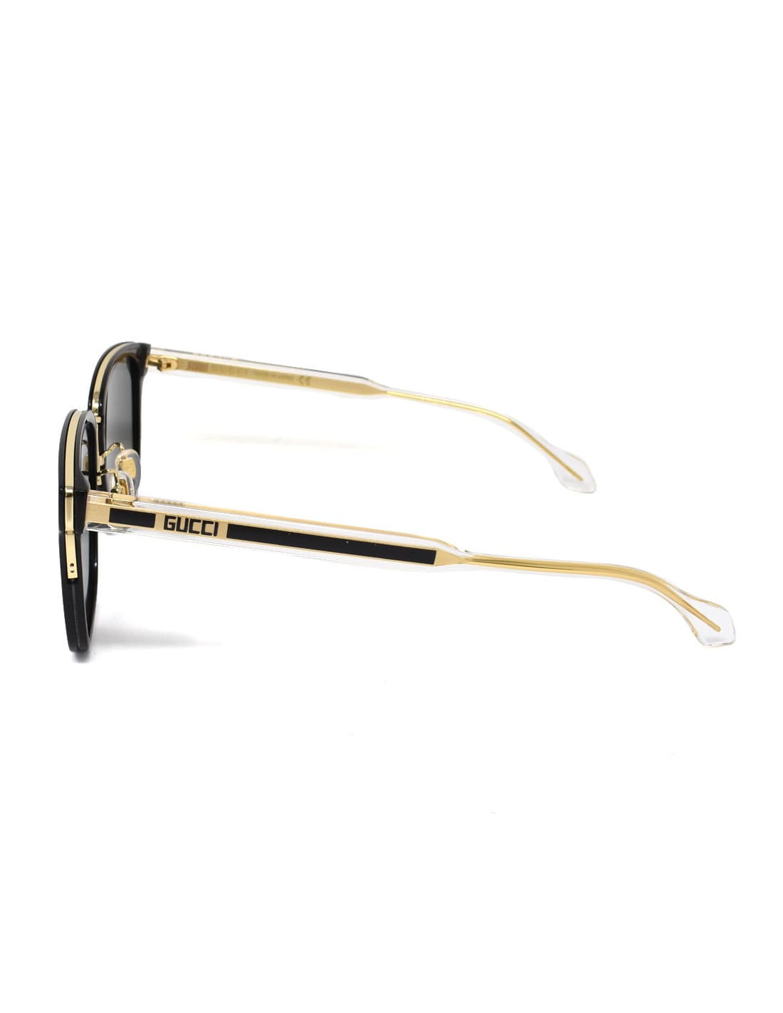 Lentes de sol GG0563SKN 001 New Square Shape Negro Dorado