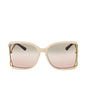 Lentes de sol GG0592SK 005 Square Shape Grey Gradient Butterfly