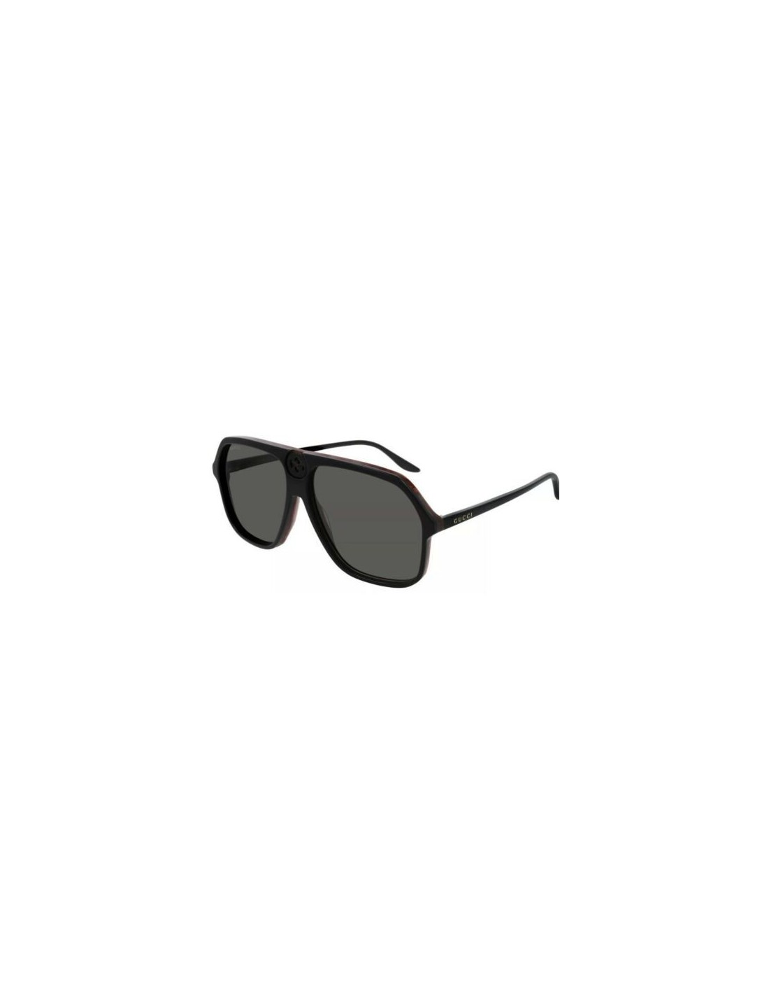 Lentes de sol GG0734S 001 Square Aviator Negro Gris
