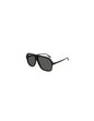 Lentes de sol GG0734S 001 Square Aviator Negro Gris
