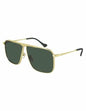 Lentes de sol GG0840S 002 Square Aviator Dorado Negro