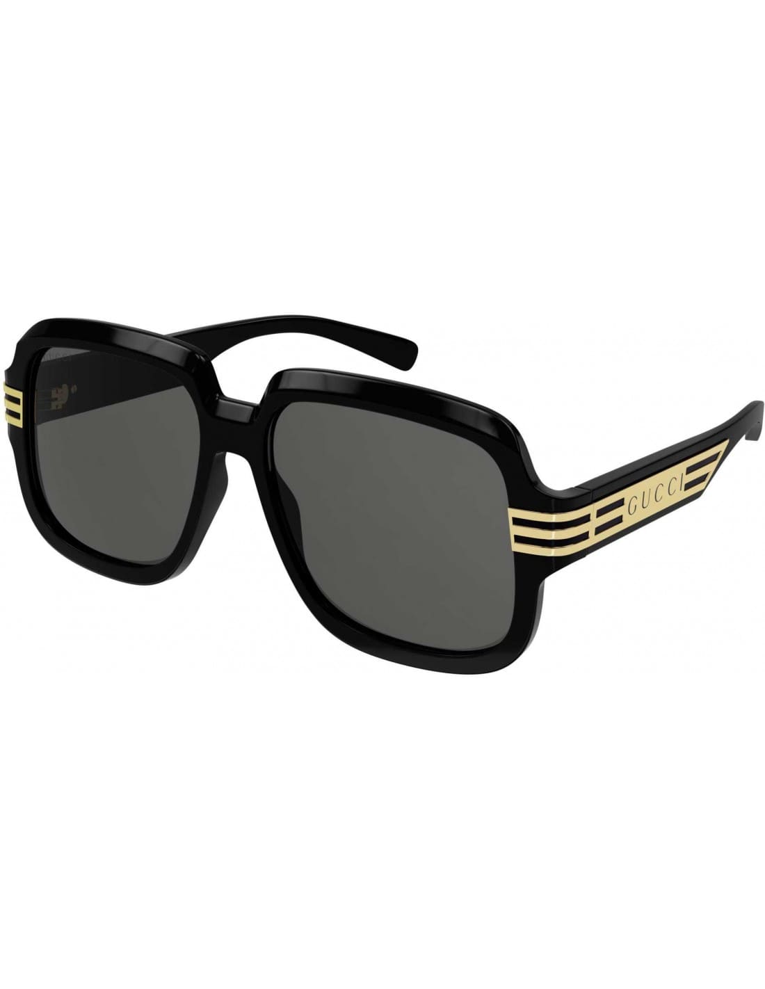 Lentes de sol GG0979S 001 Square Shape Negro Dorado