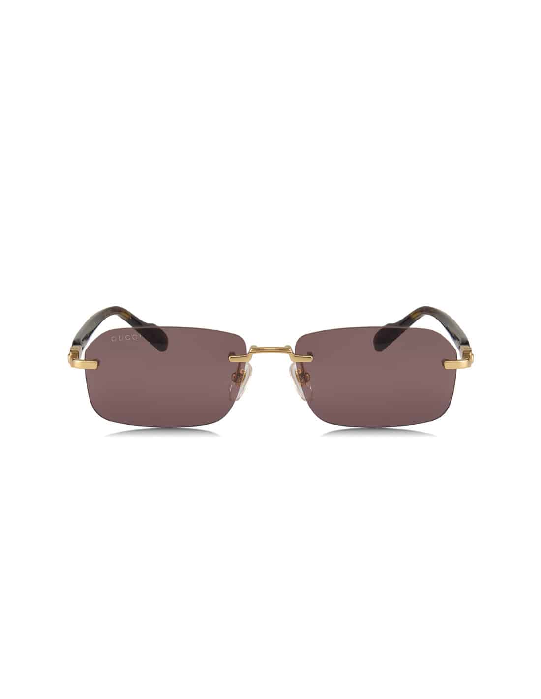 Lentes de sol GG1221S 002 Rectangle Shape Tortoise Gold