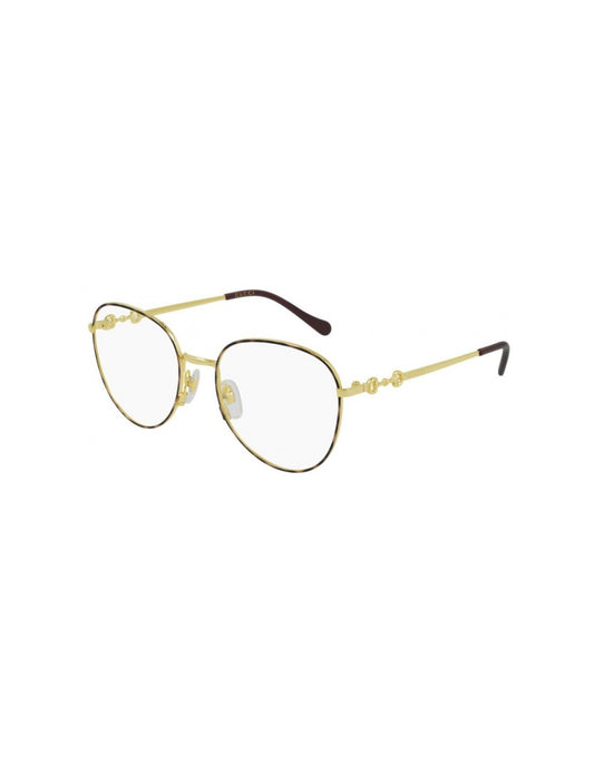 Lentes oftálmicos GG0880O 005 Round Shape Dorado Carey