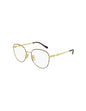 Lentes oftálmicos GG0880O 005 Round Shape Dorado Carey