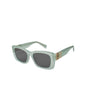 Lentes de sol MU 07YS 19L-09T Square Shape Blue Gray