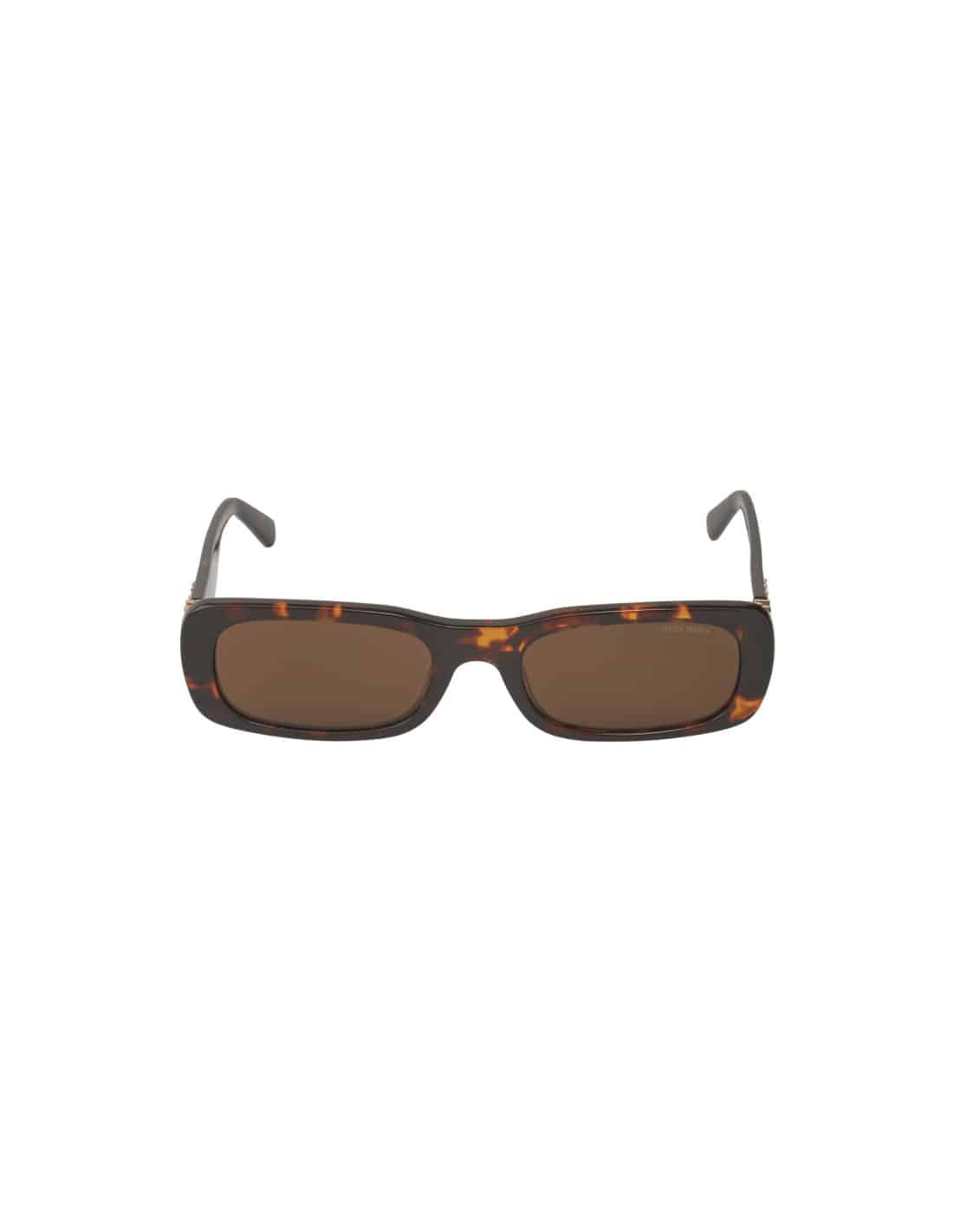 Lentes de sol MU 08Z VAU-06B Rectangle Shape Tortoise Gold