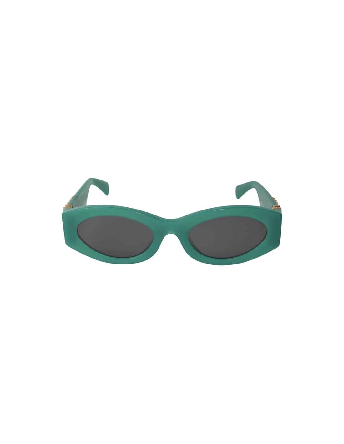 Lentes de sol MU 11WS 15H-5S0 Oval Shape Green Dark - Imagen 2