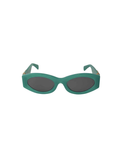 Lentes de sol MU 11WS 15H-5S0 Oval Shape Green Dark - Imagen 2