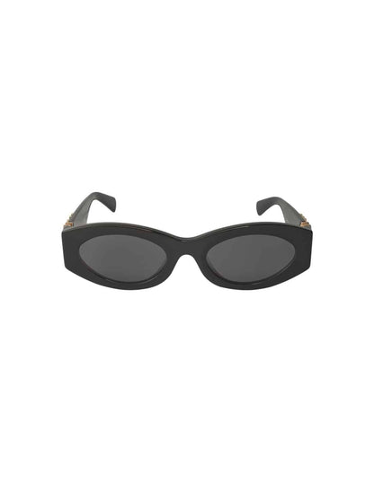 Lentes de sol MU 11WS 1AB-5S0 Oval Shape Black Gold imagen 2